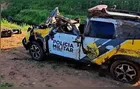 Soldado da PM morre após viatura cair em barranco durante perseguição