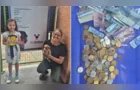 Menina comove membros da SOS Bichos ao doar R$ 220 guardados em 'cofrinho'