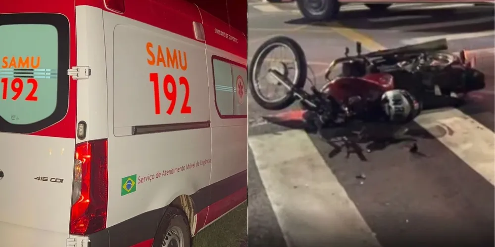 Após os primeiros socorros, as três vítimas foram encaminhadas para unidades de saúde