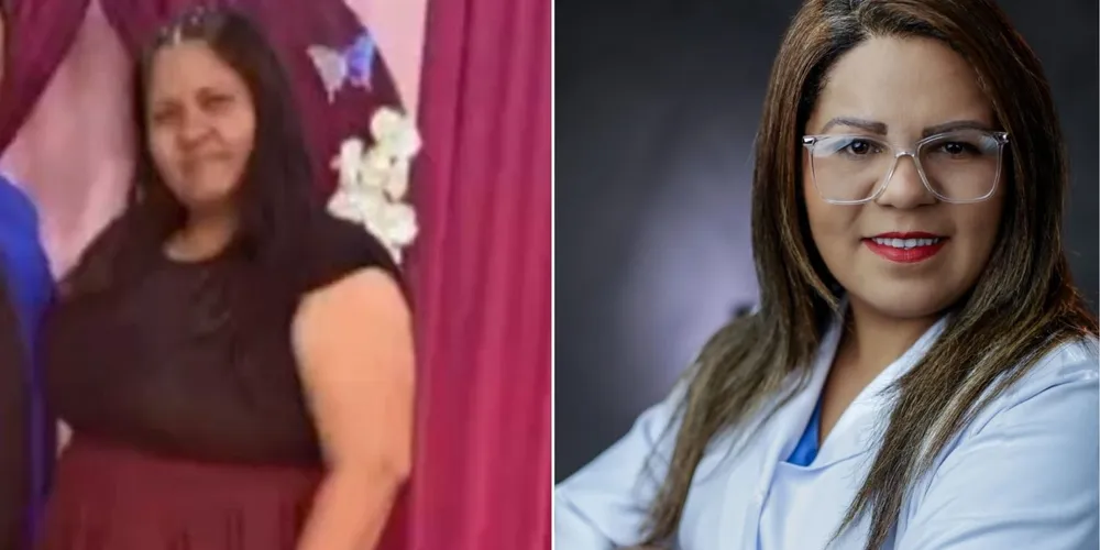 A pastora Inês Damaso, ao lado da enfermeira e professora Silvana Fontoura