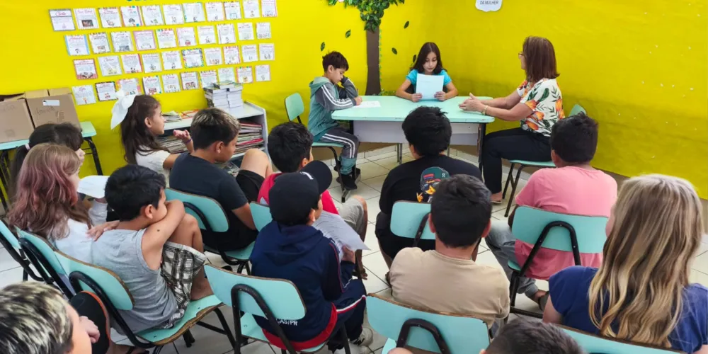 Convidadas puderam dar seus depoimentos no programa de jornalismo dos estudantes