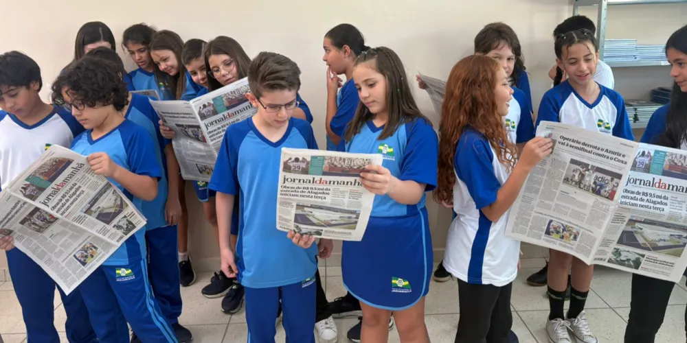 Jornal impresso é ferramento de trabalho em Jaguariaíva há 10 anos com o projeto