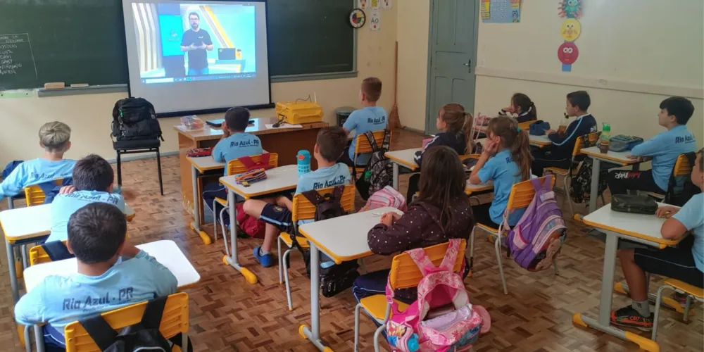 Temática teve grande apelo com os estudantes em sala de aula
