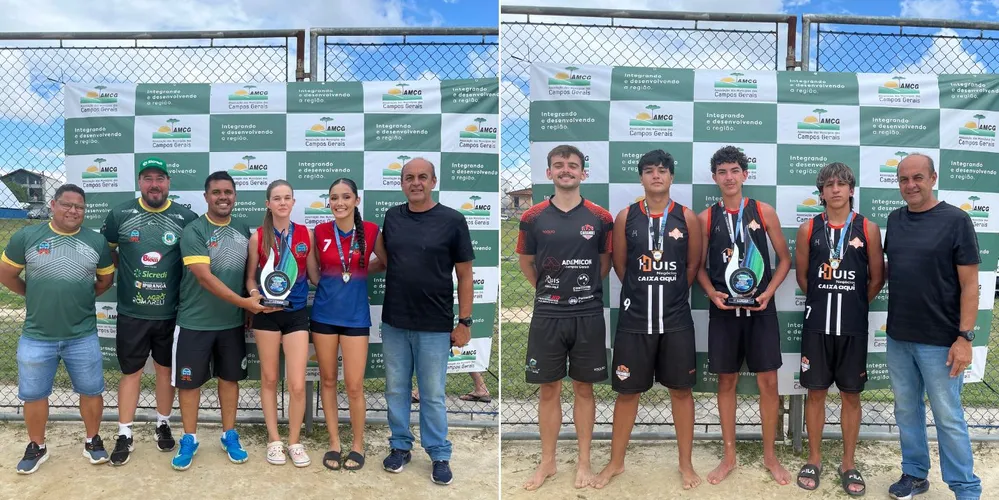 Duda e Luiza ganharam representando Ipiranga, enquanto Antony, Pietro e Willean venceram por Carambeí