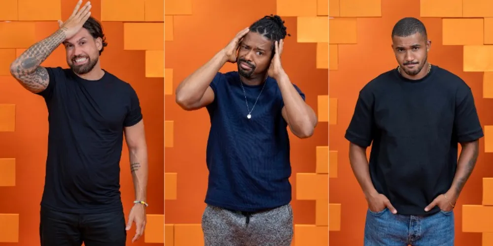 Brigido, Leandro e Matheus estão no paredão