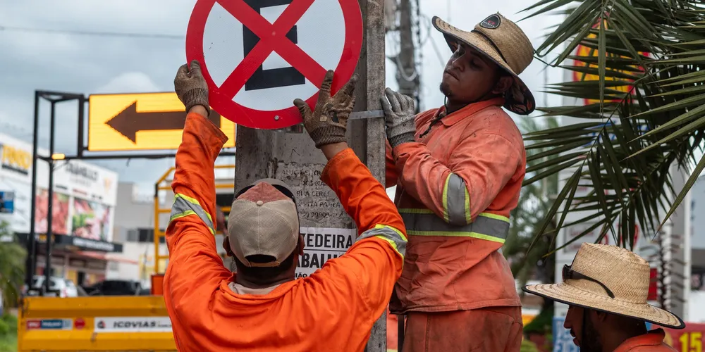 As ações estão sendo desenvolvidas pela Superintendência de Trânsito e Segurança Viária