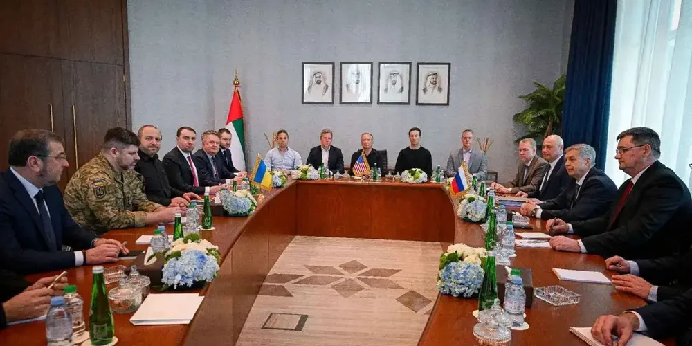 A Ucrânia e a Rússia encerraram o segundo dia de conversações mediadas pelos Estados Unidos