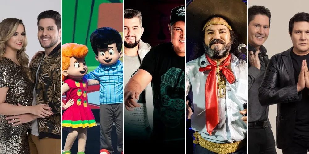 Atrações confirmadas na Festa da Uva