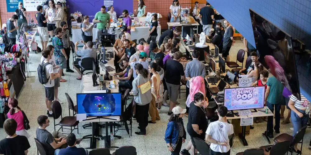 O Global Game Jam de Curitiba é um dos mais produtivos do mundo, resultando normalmente em 70 a 100 novos games por ano