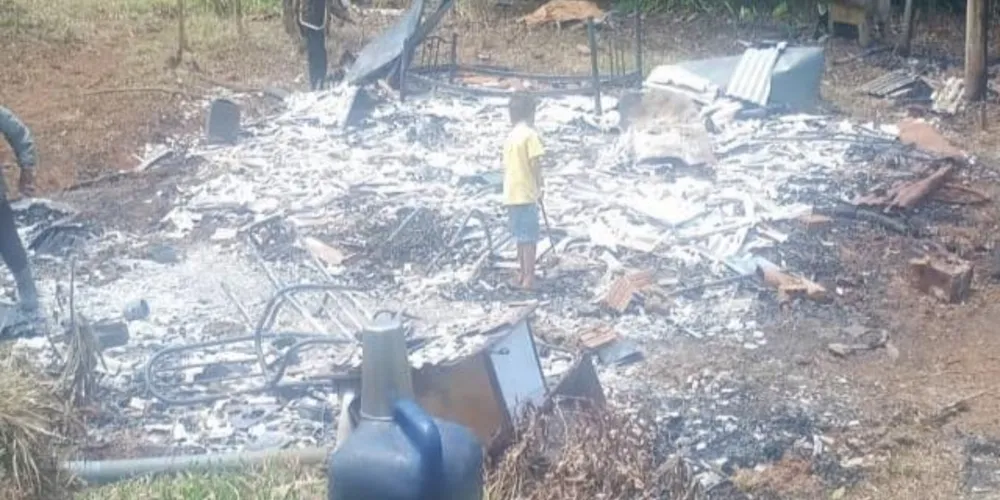 O imóvel era utilizado pela família principalmente nos fins de semana