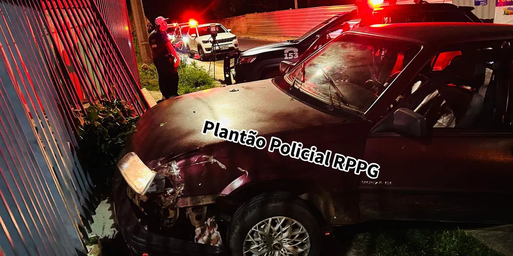 O condutor não sofreu ferimentos e não havia outras pessoas envolvidas no acidente