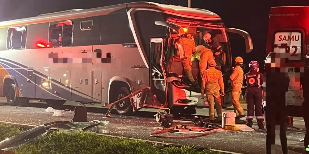 Acidente mobilizou equipes de segurança