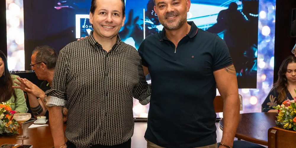 Rômulo Cury, idealizador da Coluna RC e Eloir Rodrigues, diretor do Grupo aRede
