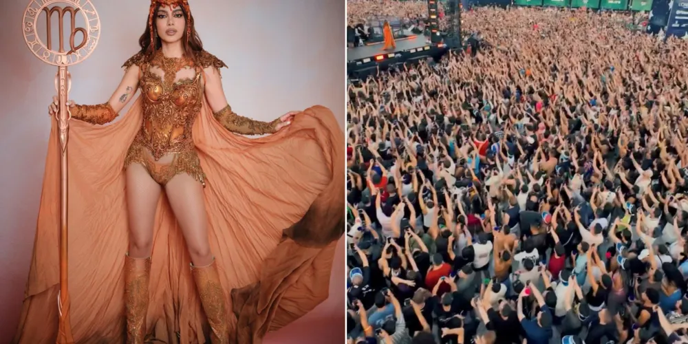 Ensaios da Anitta aconteceu neste sábado (31), em Curitiba