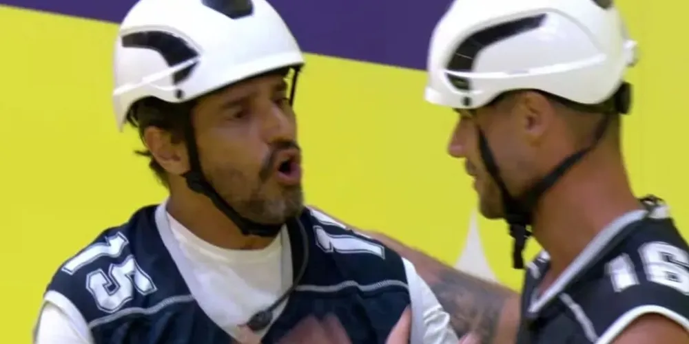 Jonas e Alberto Cowboy em bate boca durante Prova do Líder do 'BBB 26'