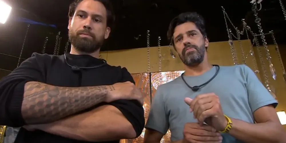 Brigido ao lado de Alberto Cowboy