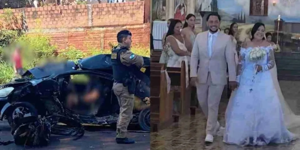 Registros do acidente e do casamento