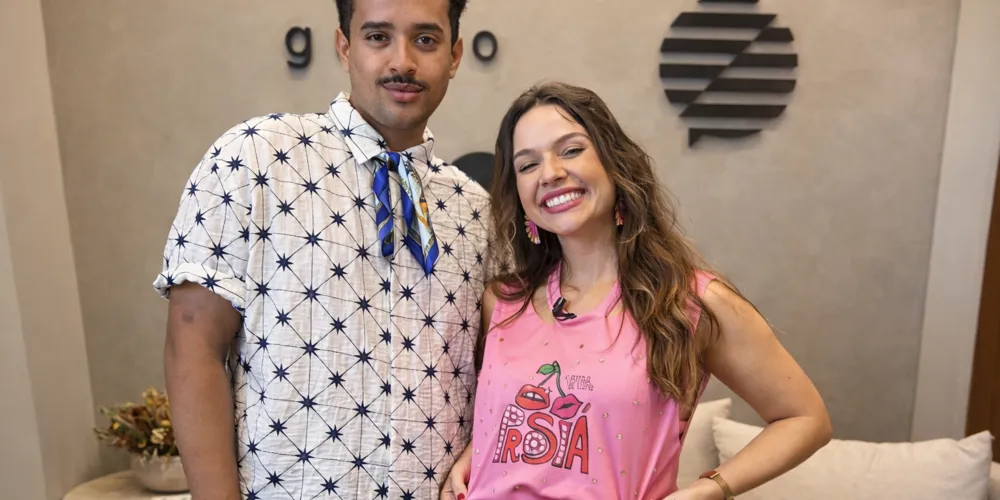 Allef customizou um abadá durante a gravação, com dicas de "faça você mesmo"