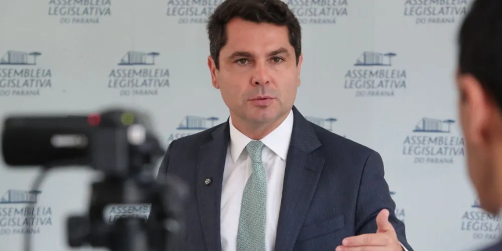 O deputado Alexandre Curi (PSD), presidente da Assembleia Legislativa do Paraná (Alep)