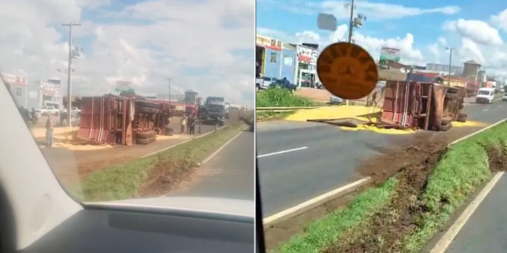 Um motociclista ateria se envolvido no acidente também