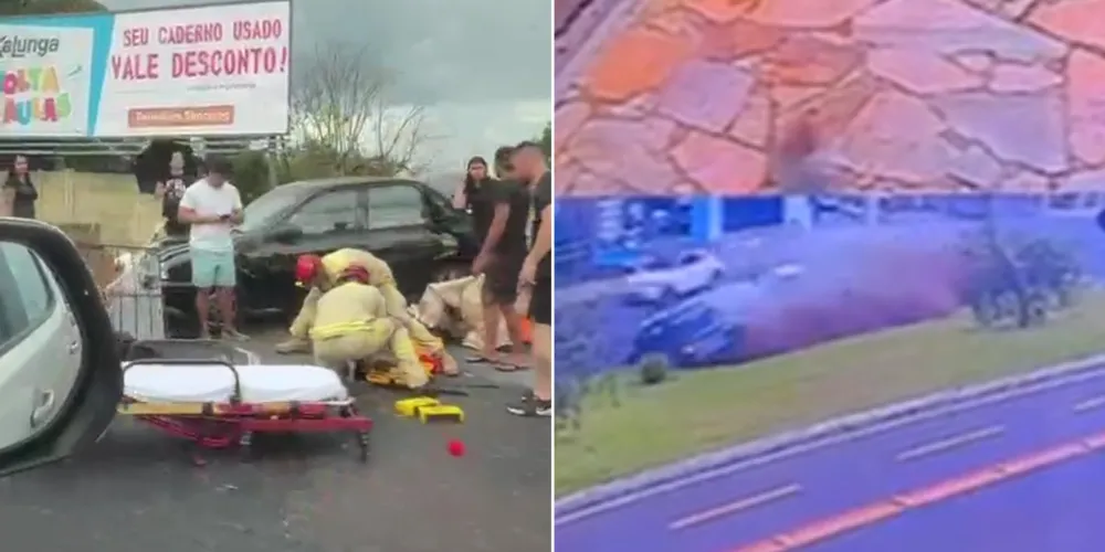 A dinâmica do acidente foi documentada e deverá ser analisada pelas autoridades