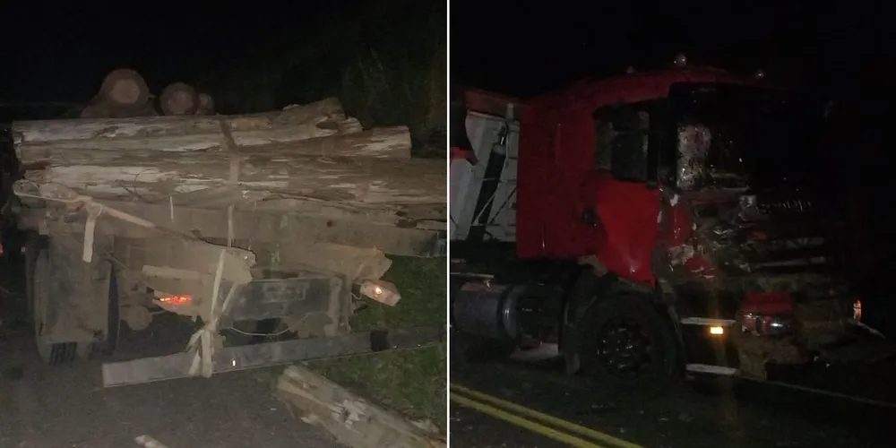 Os dois veículos sofreram danos