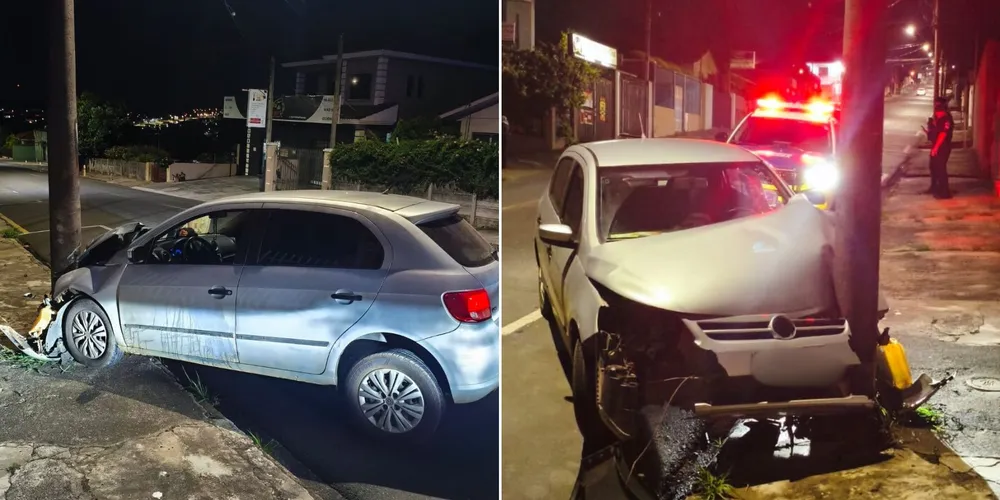 Homem perdeu a direção do veículo