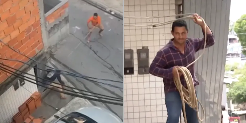 Cleriston Magalhães que laçou suspeito