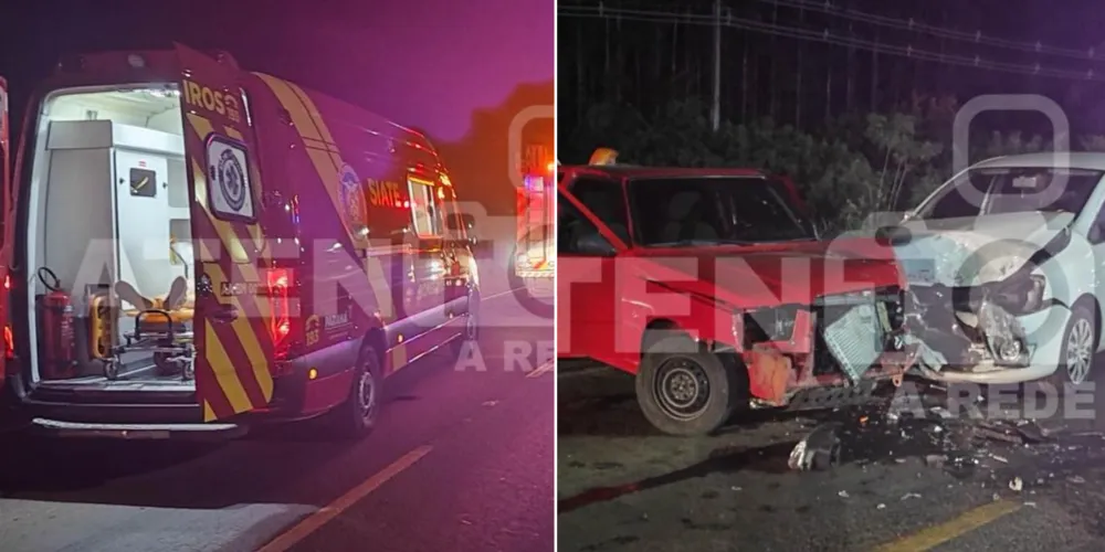 A ocorrência mobilizou equipes do Corpo de Bombeiros, Polícia Militar e Samu