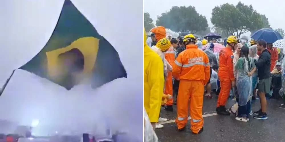 Raio deixou ao menos 80 pessoas feridas