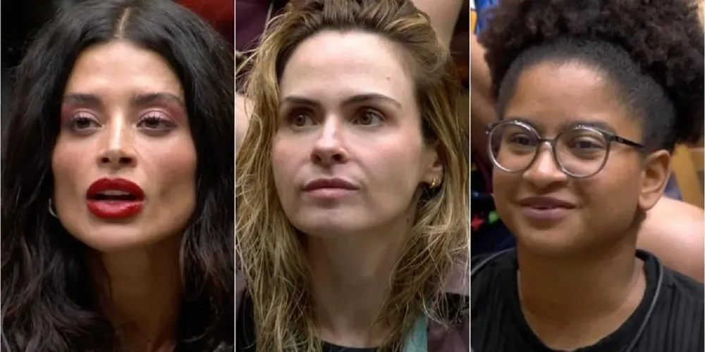 Aline Campos, Ana Paula Renault e Milena Moreira estão no primeiro Paredão do 'BBB 26'