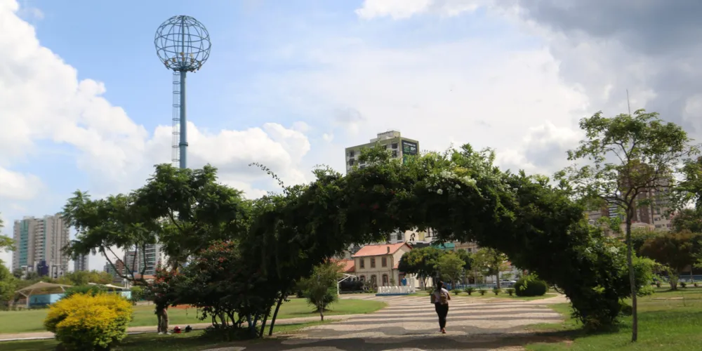 Parque Ambiental, na região central de Ponta Grossa