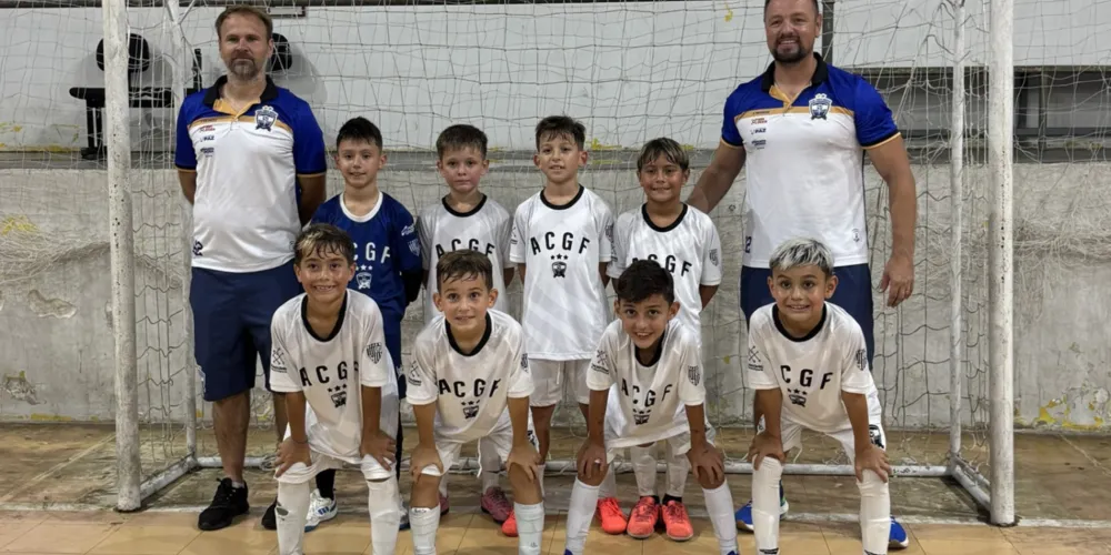 Equipe sub-9 da ACGF Ponta Grossa/Grupo Gerencial
