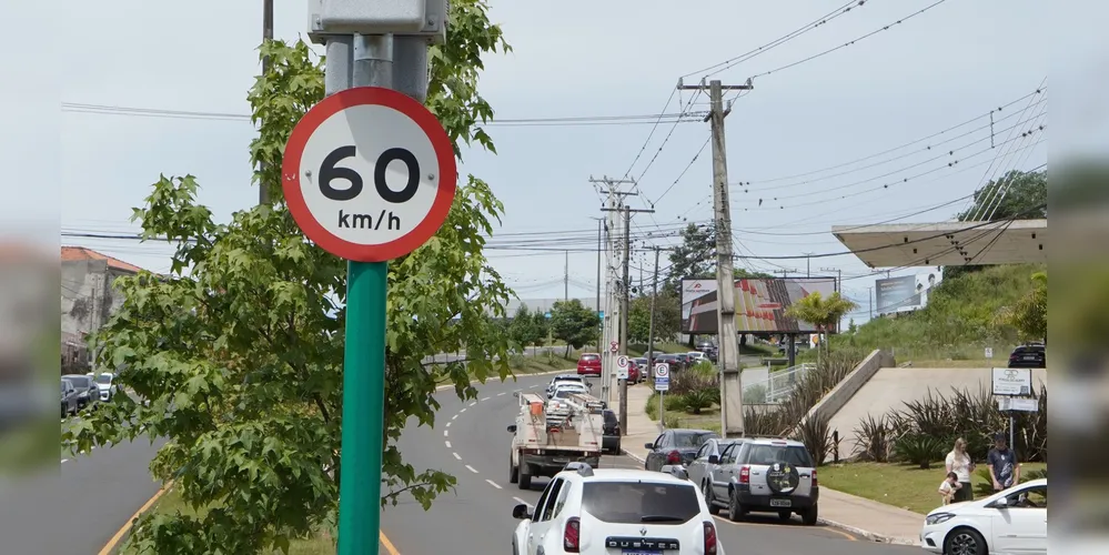 Imagem ilustrativa da imagem Sistema viário de Ponta Grossa tem 120 pontos de controle de velocidade