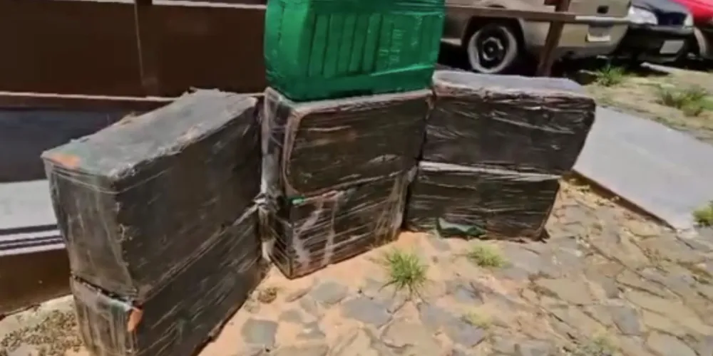 Patrulha Rural apreendeu aproximadamente 128kg de maconha