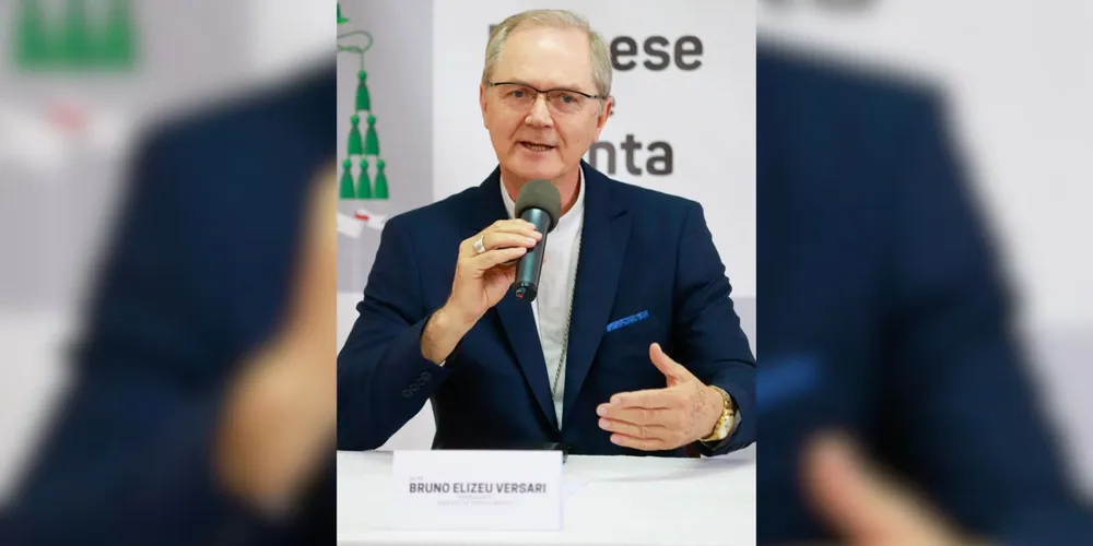Bispo da Diocese de Ponta Grossa, Dom Bruno Elizeu Versari