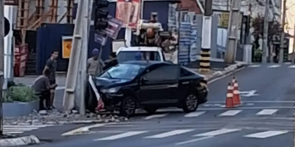 O motorista foi liberado no local