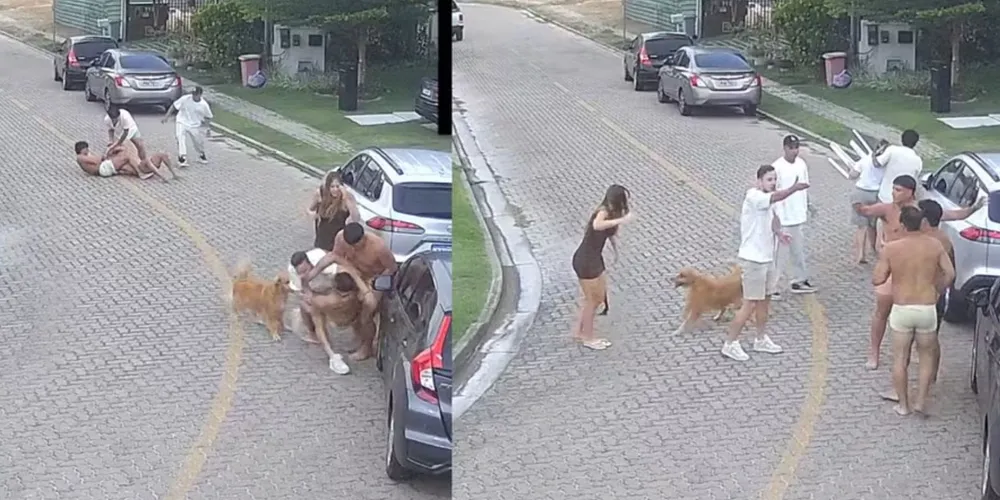 Nove pessoas estavam envolvidas na confusão