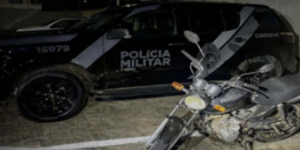 Motocicleta foi encaminhada à 13ª Subdivisão Policial