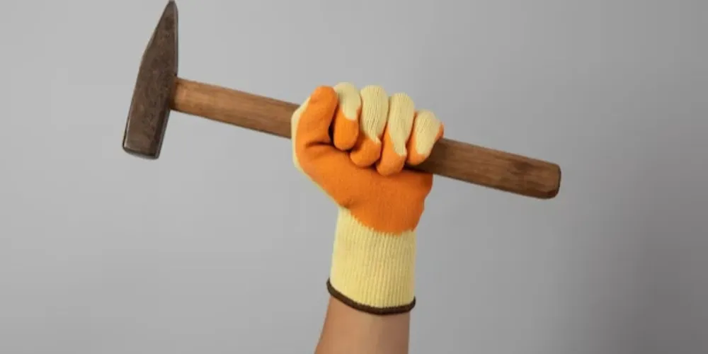 No interior da casa, foram constatadas marcas de sangue, sendo localizado o martelo utilizado na agressão