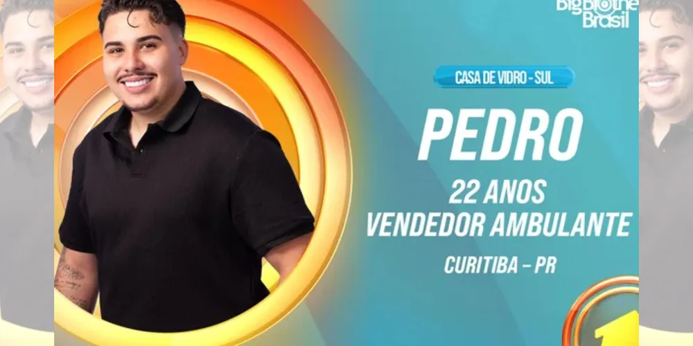 Pedro é o único paranaense na disputa