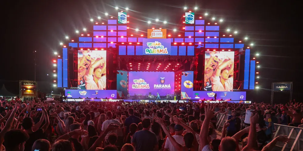 O grupo Gipsy Kings durante a apresentação do seu show dentro da programação do Verão Maior Parana, em Matinhos
