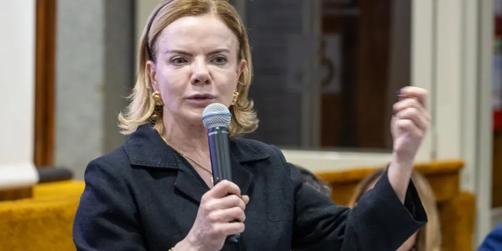 Gleisi Hoffmann, ministra-chefe da Secretaria de Relações Institucionais