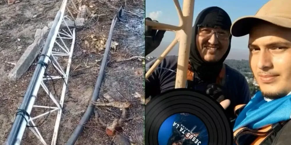 Nando Carvalho e Edirley Teles Pinheiro morreram após queda de torre de transmissão