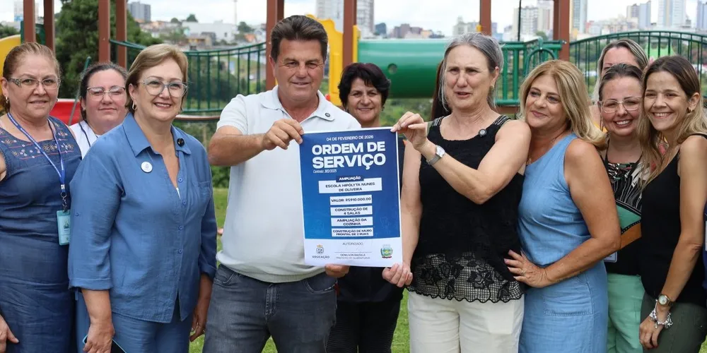 Ordem de serviço foi entregue na última quarta-feira (04)