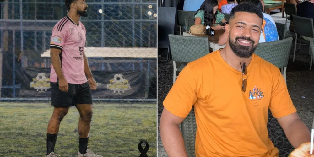 Gabriel Oliveira, de aproximadamente 25 anos, morreu durante partida
