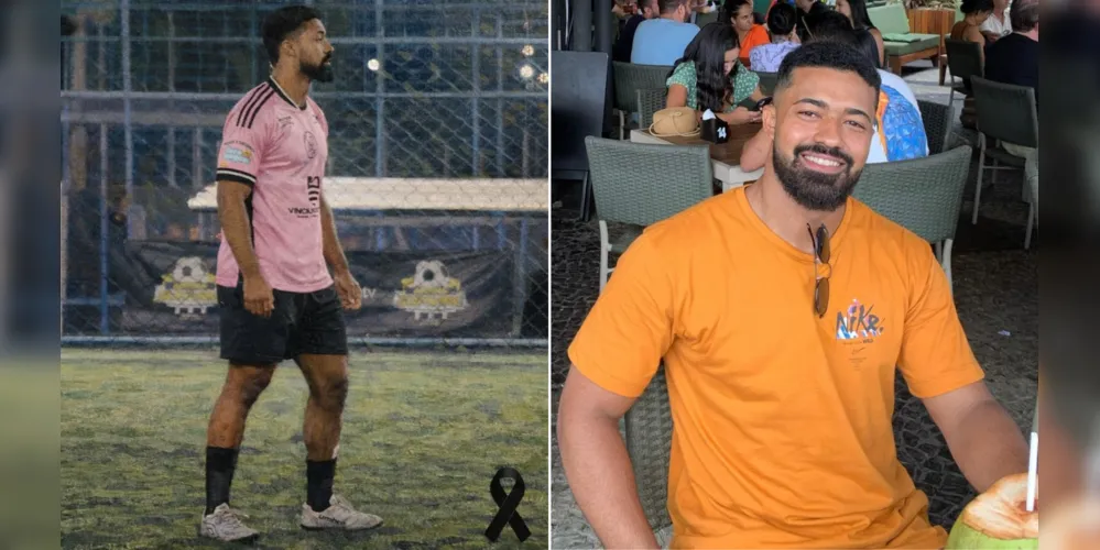 Gabriel Oliveira, de aproximadamente 25 anos, morreu durante partida