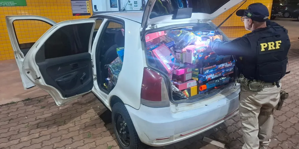 O material foi apreendido em Cascavel