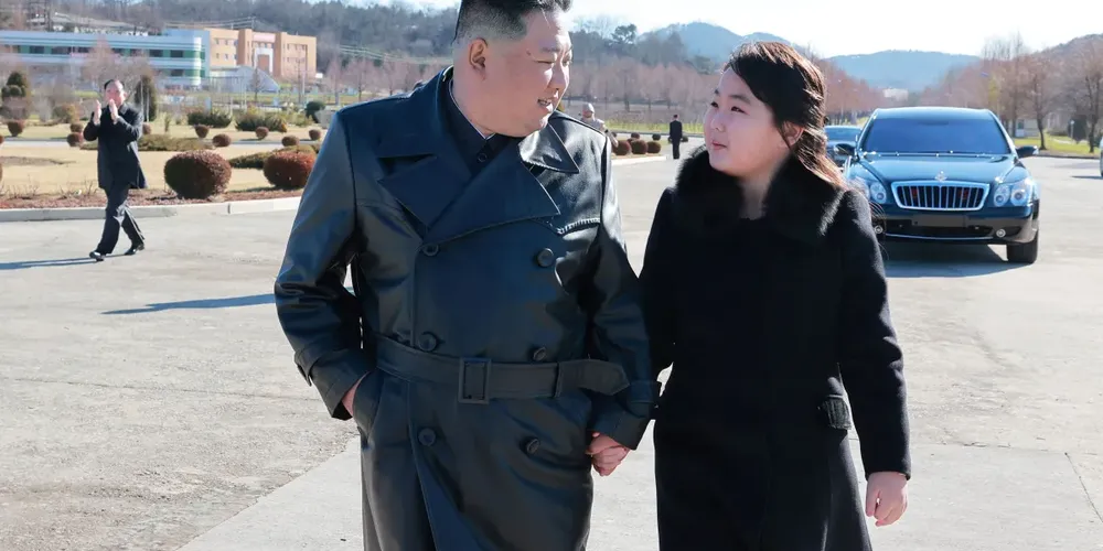 Kim Jong-un e Kim Ju Ae