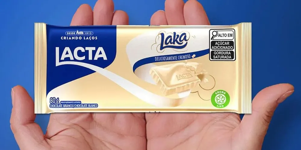 Esse erro fez com que a embalagem do chocolate Laka não informasse corretamente a composição do produto